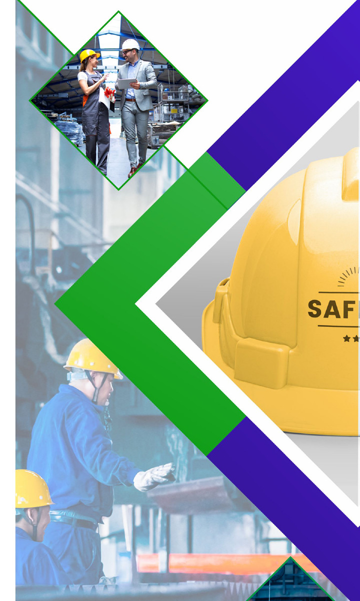 Industrial safety professionals at work